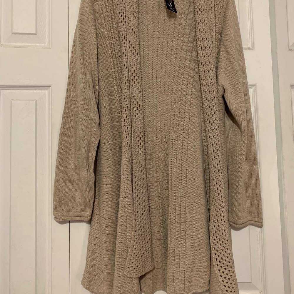 Kim Rodgers size 3x fam cardigan new with tags